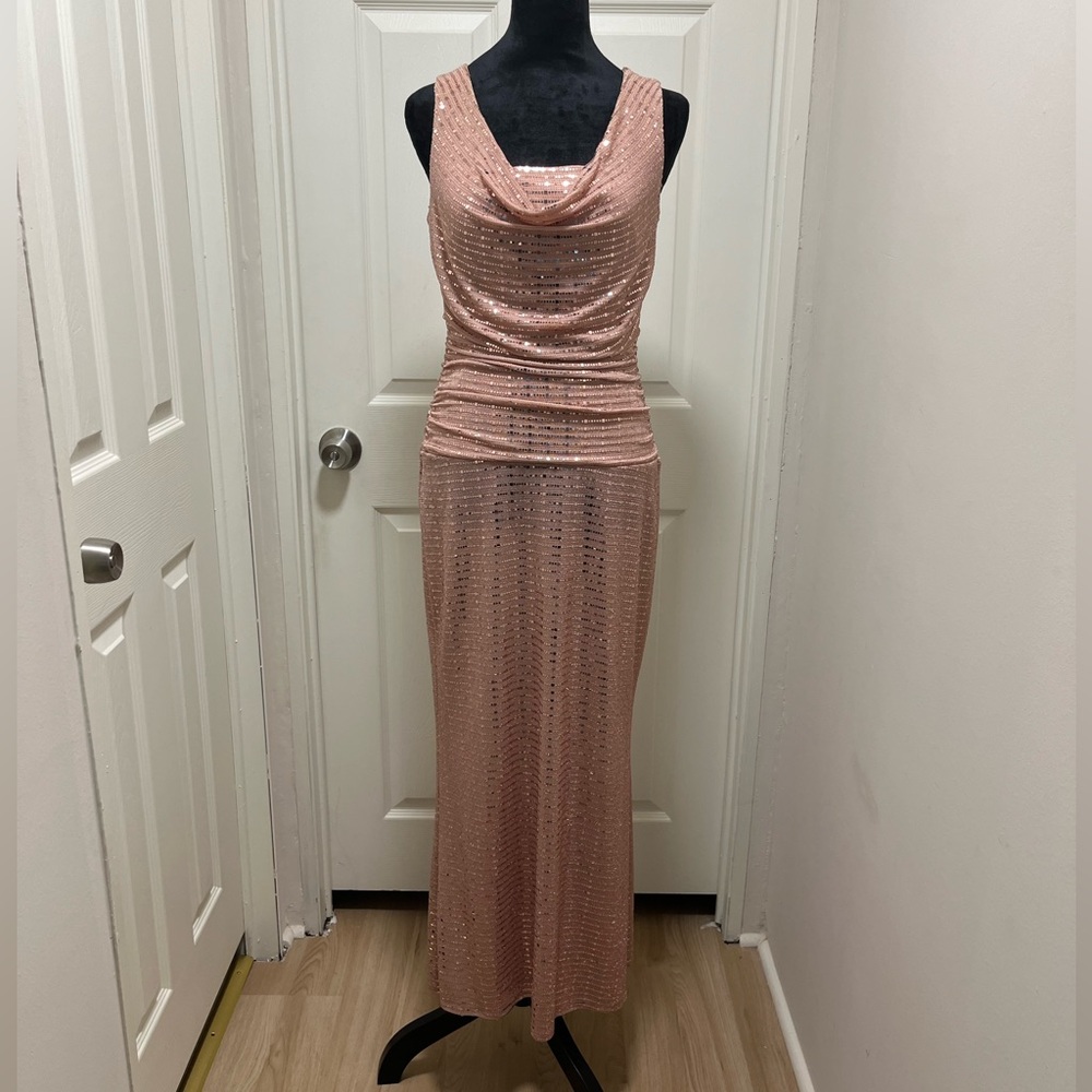 Rose Gold Sequin Dress